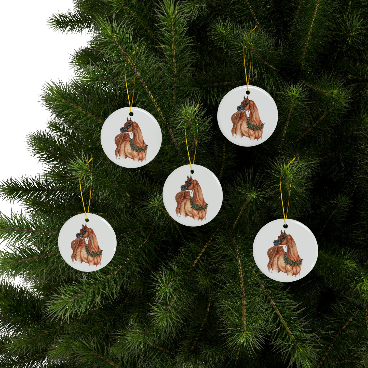 Limited Edition Arabian Horse World Holiday Ornament