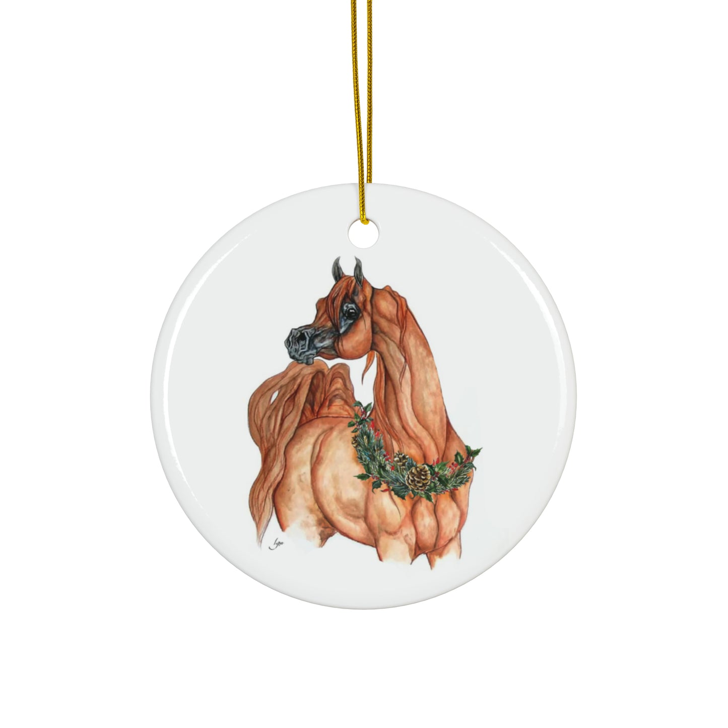 Limited Edition Arabian Horse World Holiday Ornament