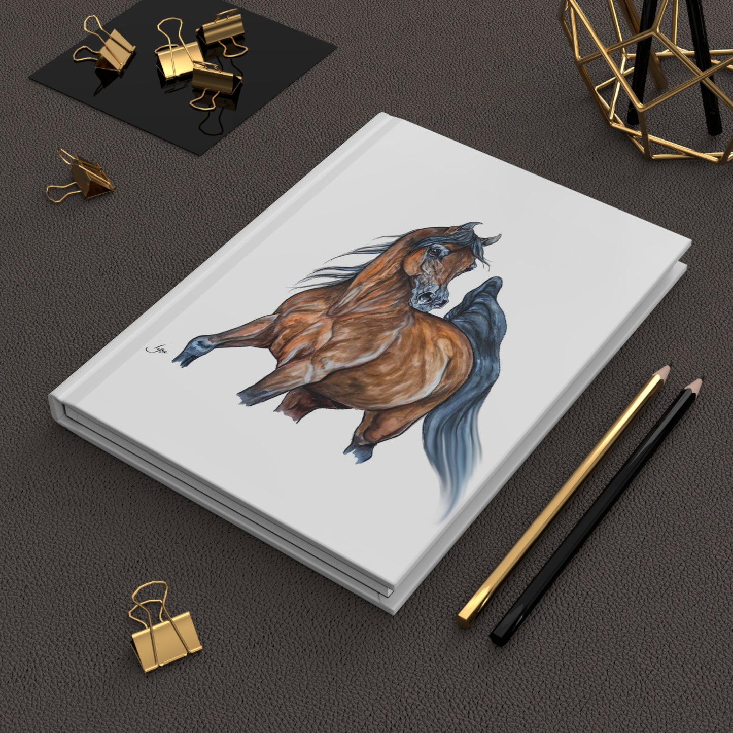 Arabian Stallion Hardcover Journal