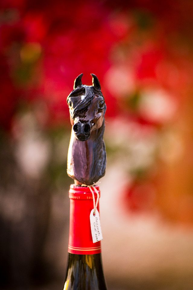 Arabian Horse Wine Topper