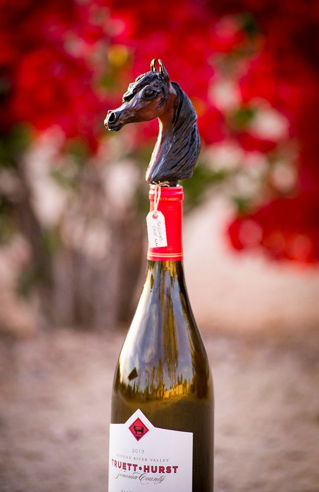 Arabian Horse Wine Topper