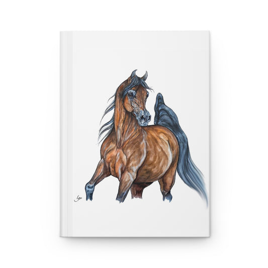 Arabian Stallion Hardcover Journal