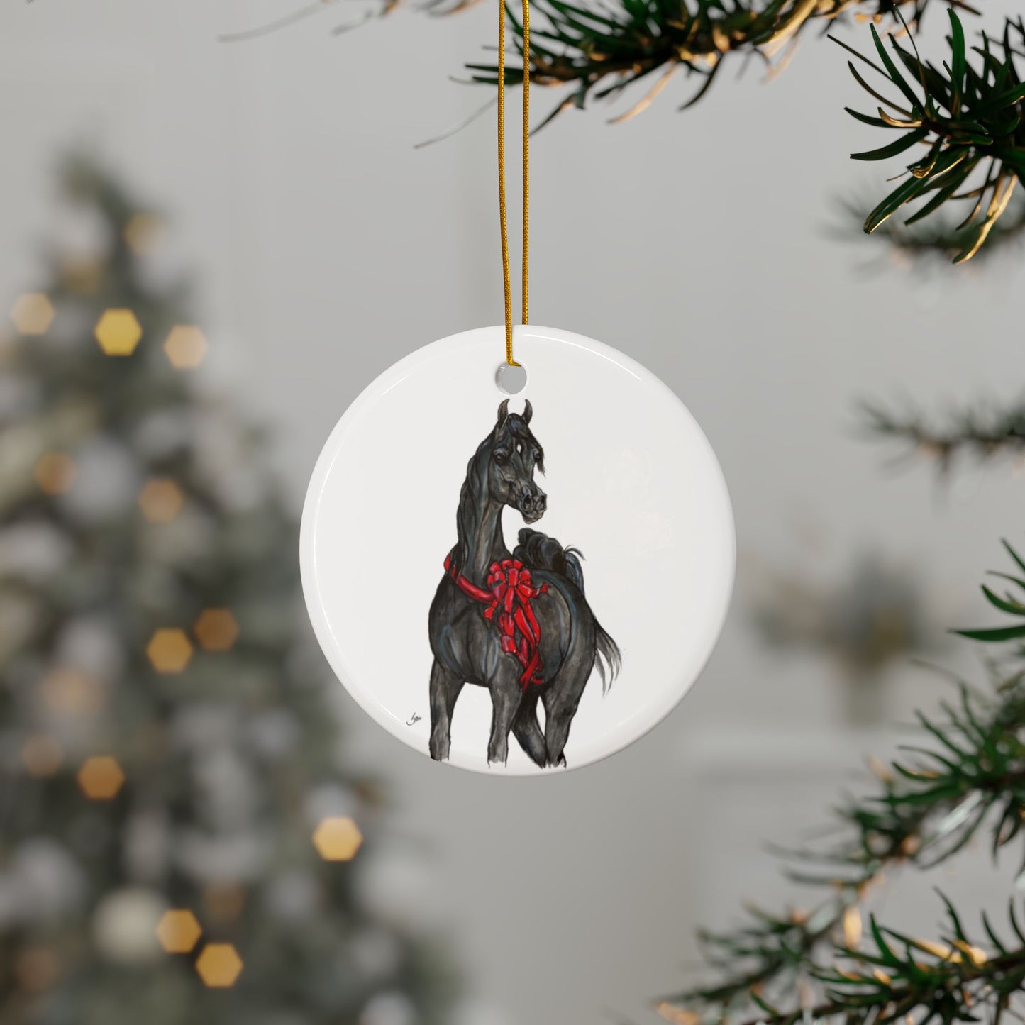 Limited Edition 2024 Arabian Horse World Christmas Ornament