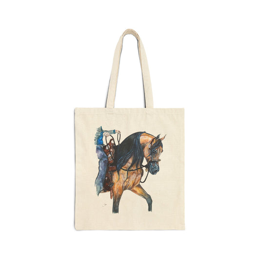 Western Pleasure Canvas Tote Bag