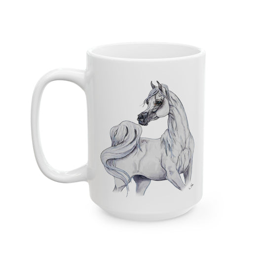 15oz Arabian Stallion Coffee Mug