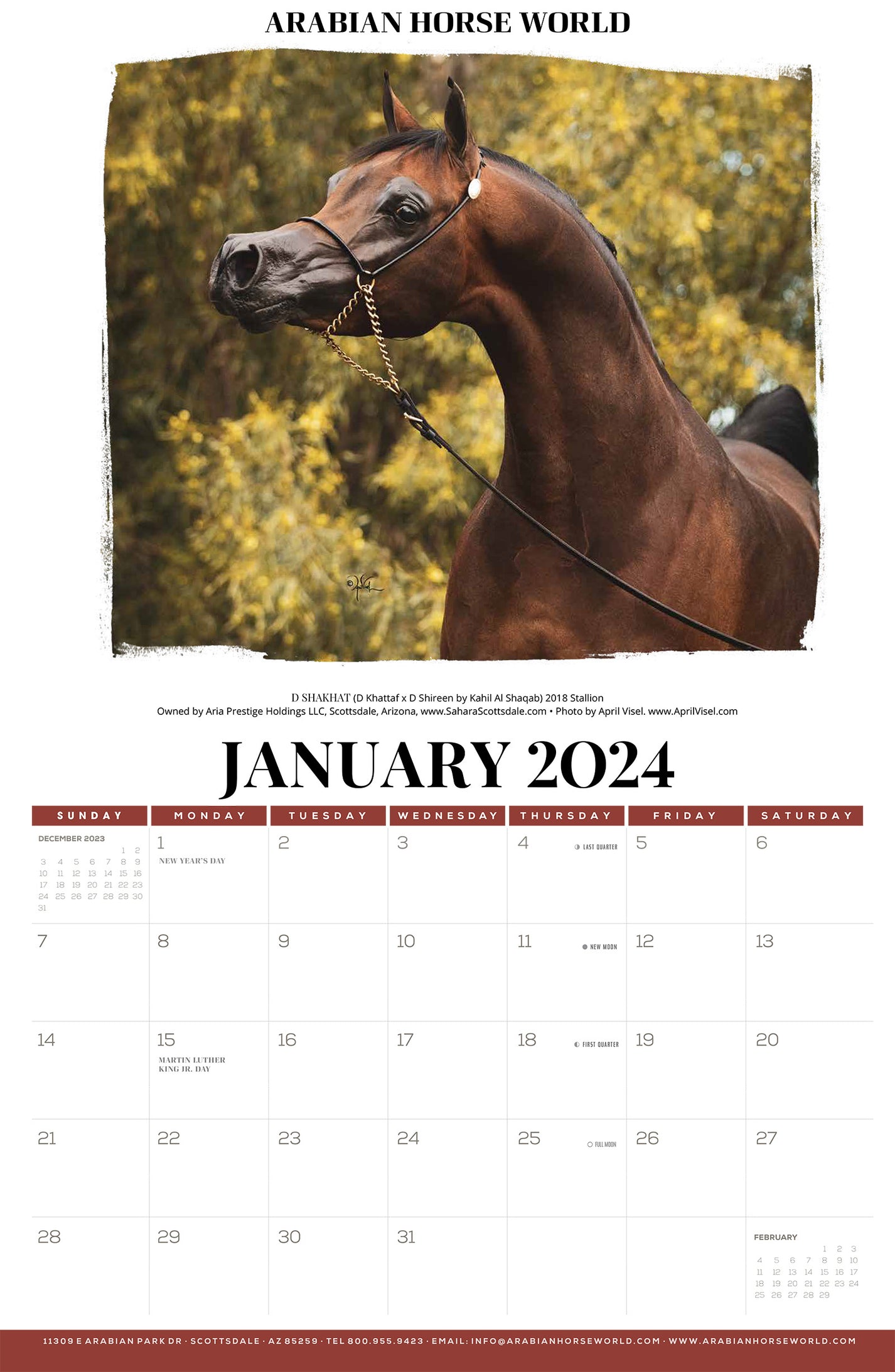 2024 Arabian Horse World Calendar