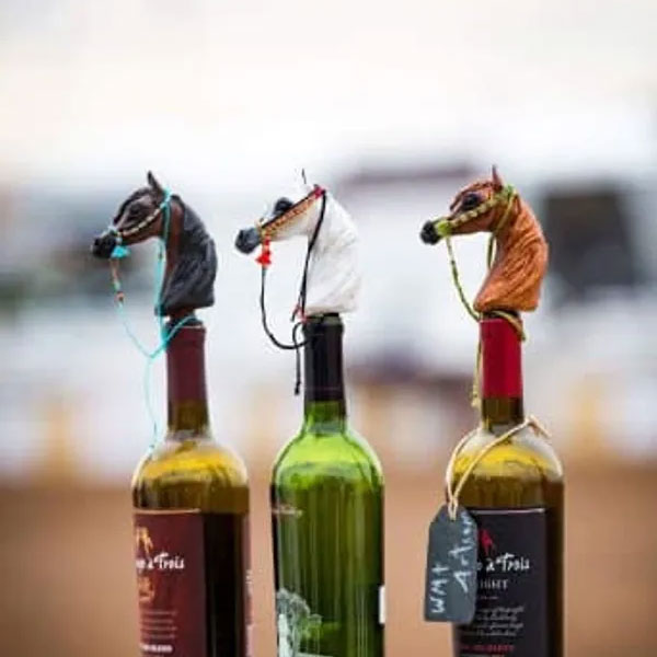 Arabian Horse Wine Topper